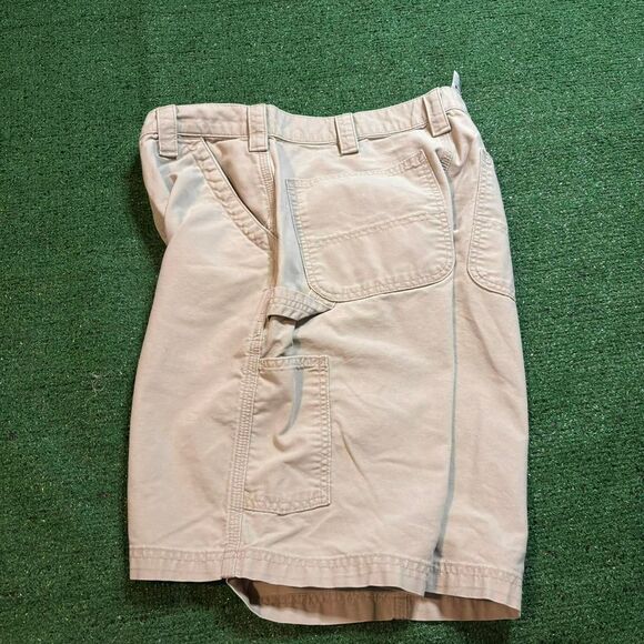 Carhartt Men's Tan and Cream Shorts - Picture 7 of 8